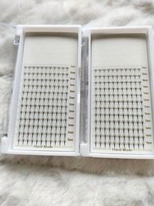 7D Luxe Personnalisable Professionnel Noir Lueur Foncé Cheveux Synthétiques Extensions de Cils Plateau Mixte Longueur Volume (15mm) pour la Beauté - Product Image 5