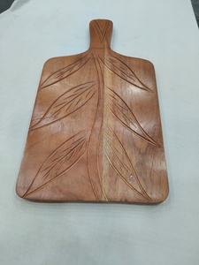 Tabla de cortar de madera resistente y grande para restaurante, cocina, carne, verduras, frutas y preparación de alimentos - Product Image 2