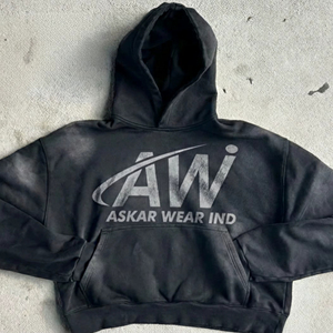 เสื้อฮู้ดดี้ทรงโอเวอร์ไซส์ผ้าฝ้าย 100% คุณภาพสูง เป็นมิตรต่อสิ่งแวดล้อม สีซีดแบบซันเฟด ออกแบบเพื่อความสบายสูงสุด สไตล์สตรีทแวร์ทันสมัย ทนทาน - Product Image 1