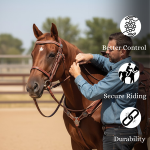 Coraza ecuestre occidental hecha a mano con precio competitivo Accesorio de equitación con cuentas coloridas - Product Image 3