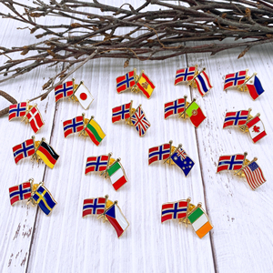 Personnalisé croix drapeau épinglette - Product Image 5