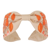 Bandeau de cheveux multicolore de haute qualité 2022 fait à la main pour femmes et enfants, bandeau de cheveux perlé brodé