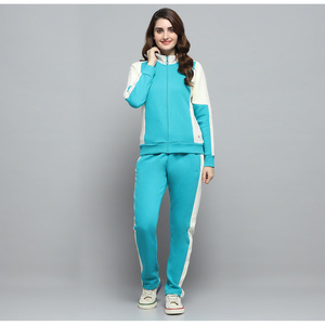 Survêtement décontracté grande taille pour femmes pour l'automne-hiver haute qualité Logo personnalisé respirant solide motif ensembles vente d'usine - Product Image 1