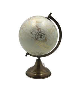 Globo decorativo de metal para mesa de hogar y oficina con base de aluminio indio hecho a mano personalizado al por mayor a granel - Product Image 4