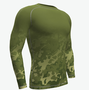 Rashguard de MMA de poliéster/spandex con logotipo personalizado, alta calidad, MOQ bajo, envío rápido, nuevo diseño, sublimación. - Product Image 4