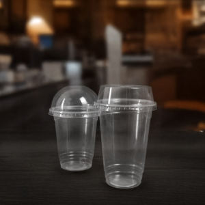 Quang Quan Factory Vasos desechables de plástico PP de una sola pared 12oz y 16oz 95mm Tamaño Ecológico Bebidas frías y calientes Café helado - Product Image 5