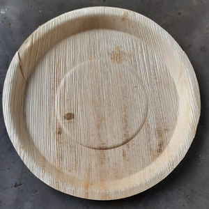 Platos desechables redondos ecológicos de primera calidad, vajilla compostable biodegradable para fiestas, catering y comidas diarias - Product Image 3