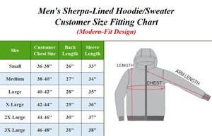 Áo hoodie nam có lớp lót <span class=keywords><strong>sherpa</strong></span>, khóa kéo toàn thân (<span class=keywords><strong>S</strong></span>-3XL) - Product Image 3