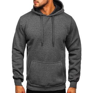 2025 hiver personnalisé 400-600 GSM poids lourd pull à capuche hommes 100% coton éponge polaire sweat capuche grande taille avec bouffée - Product Image 3