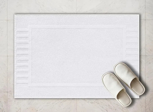 Tapis de bain de qualité supérieure, fabriqué avec un tissu doux et absorbant, surface à séchage rapide et support durable, idéal pour les salles de bain, les hôtels et les maisons. - Product Image 3