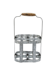 Portabotellas de Metal de diseño único más vendido, jaula de Metal negro para herramientas de barra de cerveza y Picnic - Product Image 4