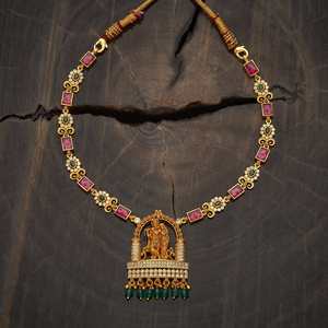 Authentic <b>Silver</b> Temple <b>Necklace</b>-Culturally Inspired Jewelry - Product Image 2