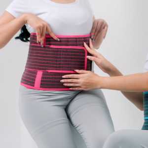 Corset de maternité en éponge de nano-polyester, fabriqué en tissu respirant de qualité supérieure, antibactérien, absorbe rapidement la transpiration, neutralise les odeurs - Product Image 3