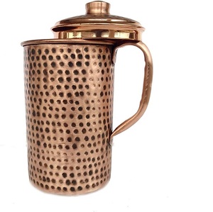 Best Quality Drinking <b>Water</b> <b>Jug</b> Kitchen Accessories Milk Storage <b>Jug</b> Antique Style Hand Hammered Mug With Handle for Home Hotel - Product Image 1