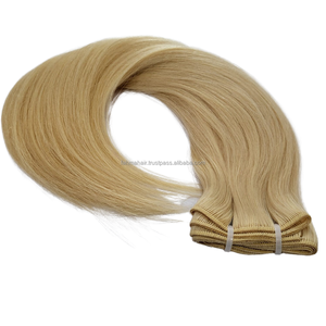 Las mejores extensiones de cabello Remy alineadas con cutícula para blanqueamiento de ondas rectas suaves y sedosas procesadas de alta calidad - Product Image 2