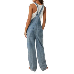 Offre spéciale Combinaison sur mesure pour femmes Meilleure qualité Denim doux et respirant Excellent rapport qualité/prix Style décontracté Combishort - Product Image 3