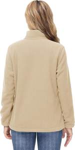 2024 veste polaire légère en coton respirant pour femmes pour l'hiver poches chaudes pour les activités de plein air séjour grande taille - Product Image 6