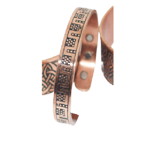 2027 Christmas jewelry Indian Magnetic Cooper Hammered <b>Bracelet</b> for Women <b>Healing</b> Handmade <b>Bracelet</b> Copper Summer Jewelry - Product Image 5