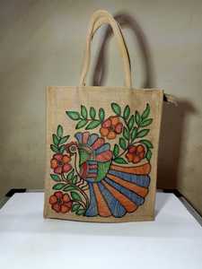 Luxury Custom Printed <b>Jute</b> <b>Tote</b> <b>Bag</b> EcoFriendly Spacious & Perfect for Shopping & Beach Days - Product Image 5