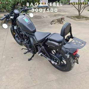 Portaequipajes Trasero para Motocicleta M-Biker Ph Kin Rebel 250/300/500 con Asientos y Respaldos de Placa de Material Thp - Product Image 6