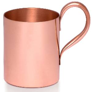 Taza de mula de Moscú de estilo americano de lujo hecha a mano 100% cobre puro mango de latón macizo características tapa de paja accesorio de Venta caliente - Product Image 6