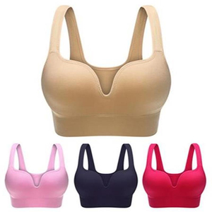 Wholesale <b>Women's</b> Strapless Sports Bra Breathable Shock Proof Underwire High-Rise Yoga Fitness Running Everyday <b>Underwear</b> Waist - Product Image 6