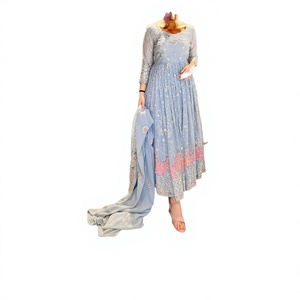 Fashionista International Modern Cotton Salwar Kameez Dupatta Embossed Digital Print Stretchable Quick Dry Midi Length Women's - Product Image 2