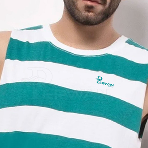 Camiseta sin Mangas de Punto para Hombre, de Alta Calidad, Ajuste Holgado, Informal, para Gimnasio y Fitness, de Secado Rápido y Transpirable, Gran Venta - Product Image 4
