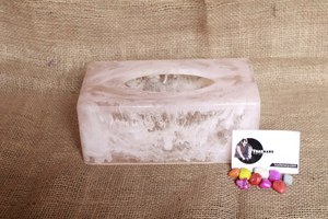 Porte-serviettes en résine de qualité supérieure en forme de rectangle belle couleur rose conception unie et blouse pour la maison voiture bureau Restaurant Tradnary - Product Image 3