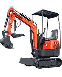 NUEVA Miniexcavadora Roja de 1.2 Toneladas de Uso Pesado, Equipada con Motor de 13.5 Caballos de Fuerza, Orugas de Goma, Servicios de Descarga de Cuatro Patas 2026 - Product Image 1