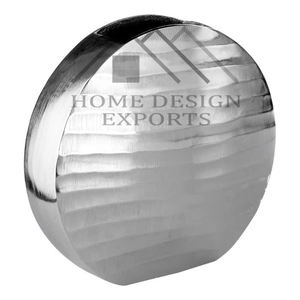 2025 New Arrival Modern Table <b>Top</b> Aluminium Flower Pots Vases Latest Design for Bedroom Living Room Decorations Metal Material - Product Image 1