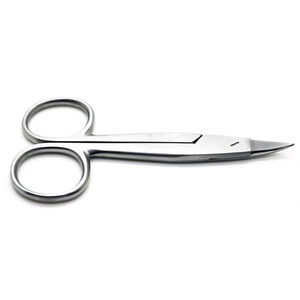 Nouveaux ciseaux à couronne incurvée parodontologie 4.5 "pointe 2 cm Instruments en acier inoxydable - Product Image 3