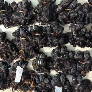 ผมต่อแบบหยิกของคนอินเดียบริสุทธิ์100% พรีเมี่ยมคุณภาพสูง - Product Image 5