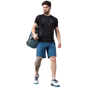 Hot Bán Tươi Thiết Kế Tùy Chỉnh Thoáng Khí Nhanh Chóng Khô 100% Polyester Dot Đan Mens 'Oem' Thể Thao Ngắn Tay Áo T-Shirts