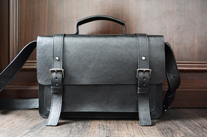 Mallette en cuir véritable faite à la main pour les voyages d'affaires Doublure en polyester-Prix du fabricant de l'Inde Affaires en Inde - Product Image 3