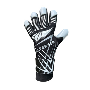 Nouveaux gants de gardien de but professionnels pour adultes en latex allemand, antidérapants, légers, respirants, hybrides, avec fermeture à boucle et crochet pour les doigts, en caoutchouc 3D - Product Image 2