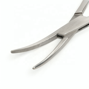 Pinces Kelly chirurgicales vétérinaires de qualité supérieure, 14 cm / 5,5 po, courbées, pinces hémostatiques Kelly chirurgicales vétérinaires - Product Image 2