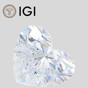 Vvs2 Vvs1เพชร4CT หัวใจห้องแล็บ Vs2หัวใจ Vs1ตัดรูปหัวใจ - Product Image 1