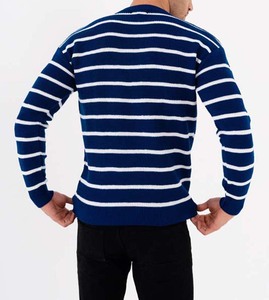 Suéteres de lana y algodón personalizados de manga larga, transpirables, informales, de cuello alto, precio al por mayor, tejidos, para invierno, para hombre, ropa deportiva. - Product Image 2