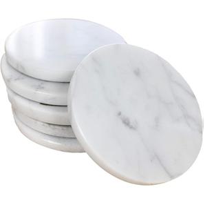 Sous-verres en marbre naturel de forme personnalisée, sous-verres pour boissons, sous-verres en marbre au meilleur prix pour la maison, la table d'hôtel, sous-verres - Product Image 6