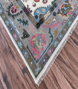 พรมขนสัตว์เปอร์เซียแท้นุ่มและมีชีวิตชีวาขนาดกำหนดเองได้สำหรับห้องนั่งเล่นไม่ลื่นและซักได้สินค้าคุณภาพชั้นนำจากอินเดีย - Product Image 4