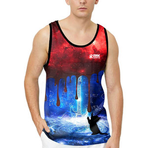 Débardeur d'été coloré pour homme, vêtements respirants pour la gym et le fitness, débardeur sublimé pour homme à prix avantageux - Product Image 4