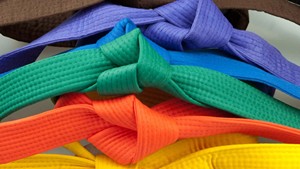 Ceintures de karaté personnalisées en coton 100% - Durables, teintes unies, unisexes, pour bébés et tout-petits - Vêtements de sport - Product Image 5