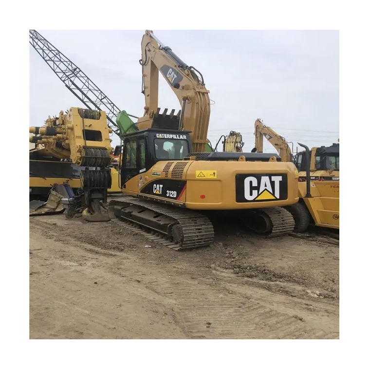 Лидер продаж, гусеничный экскаватор Cat 312D, цена с двигателем Kubota, 5 тонн, Рабочий вес, ковш и насос, атлас