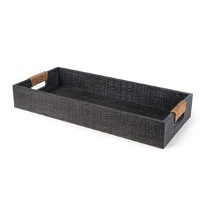 Élégant plateau de service en métal décoratif bleu pour la maison pour la vaisselle et le service des aliments - Product Image 6