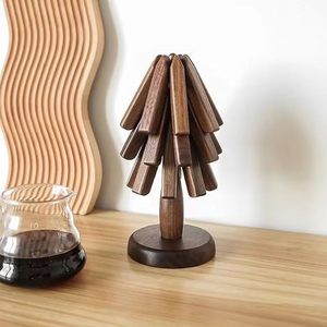 Wooden <b>Tree</b> Trivet Wooden Trivets for Hot Dishes <b>Tree</b> Shape Trivet Set Coaster for Teapot hot <b>Pots</b> by Mughalcrafts. - Product Image 1