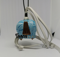 Sac en cuir Décoration pour femmes Porte-clés Jeu Appel avec capuchon de fauconnerie Qatar Doha Tourisme Cadeaux pour la chasse pour dames