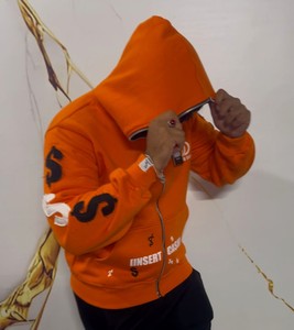 Ventes en gros de sweats à capuche à fermeture éclair Hip Hop, streetwear lourd, Y2k, personnalisé, impression 3D intégrale sur le visage, sweat à capuche zippé - Product Image 6