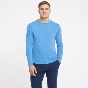 T-shirt personnalisé à manches longues pour hommes, t-shirts de sport pour hommes, vêtements de sport, running, entraînement, manches longues - Product Image 1