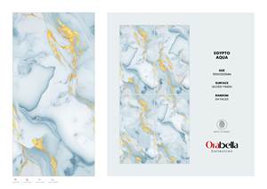 Carreaux en porcelaine brillante sans fin doré 600x1200 Grand format 24x48 Carreaux de sol et de mur polis de qualité supérieure Designs de qualité d'exportation - Product Image 3